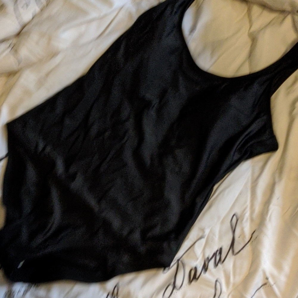 Simple Black Swimsuit